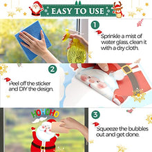 Carica l&#39;immagine nel visualizzatore di Gallery, Multper 116 Pezzi Vetrofanie Natalizie per Finestre, Decorazioni Natalizie, Rimovibile Adesivi Natalizi, Adesivi Natale Riutilizzabili, DIY Addobbi Natalizi, Renna, Babbo Natale, Fiocco di Neve