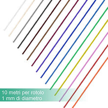 Carica l&#39;immagine nel visualizzatore di Gallery, Faburo 15PZ Rotoli di Filo Cotone Cerato, 10 m, Ø 1 mm, per la creazione...