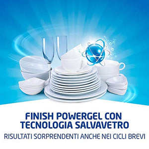 Finish All in 1 Detersivo Liquido Lavastoviglie Powergel - 3 x 650 ml - Ilgrandebazar