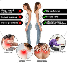 Carica l'immagine nel visualizzatore di Gallery, Correttore Postura Supporto Fascia Traspirante Regolabile Posturale...