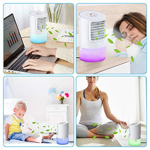 Mini Raffreddatore D'aria, Air Cooler Personale Condizionatori Ventilatore 3...