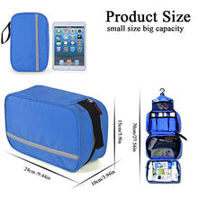 Carica l'immagine nel visualizzatore di Gallery, Beauty Case da Viaggio impermeabile, Boic Borsa Toilette Appendibile Blu