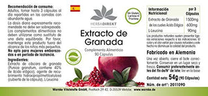 Estratto di melograno Warnke Health Products con acido ellagico al 40%...