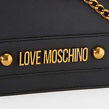 Carica l&#39;immagine nel visualizzatore di Gallery, Love Moschino Jc4022pp1a, Borsa a Tracolla Donna, 7x13x27 cm (W x Nero (Nero)