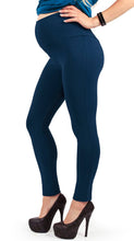 Carica l&#39;immagine nel visualizzatore di Gallery, MAMAJEANS Paris - Leggings Premaman Coprenti, Con Bande Laterali, In Morbido... - Ilgrandebazar