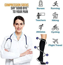 Carica l'immagine nel visualizzatore di Gallery, Calze a Compressione (7 paia) per Donne e Uomo for Medica Fitness e Sportivo