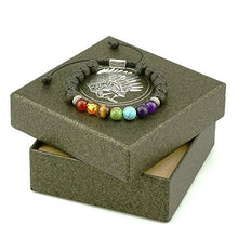 Carica l&#39;immagine nel visualizzatore di Gallery, 7 Cristalli Chakra Pietre Bracciale Uomo e Donna, Tibetano, Braccialetti Ckl1 - Ilgrandebazar