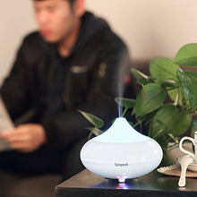 Carica l&#39;immagine nel visualizzatore di Gallery, Simpeak 100 ML Diffusore di Aroma ad Ultrasuoni Umidificatore Luce Bianco