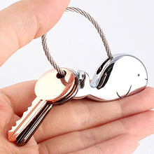 Carica l&#39;immagine nel visualizzatore di Gallery, Joykey Portachiavi Amante 1 Pair balena Forma con Bocca...