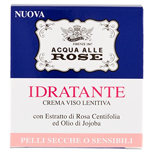 Acqua alle Rose Crema Idratante, Pelli Secche o Sensibili - 50ml - Ilgrandebazar