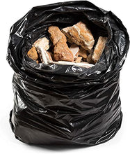 Carica l'immagine nel visualizzatore di Gallery, Relevo Grandi Sacchi Neri Resistenti, Robusti Sacchi per Immondizia Fino a 100 kg di Peso, 100% Riciclati, Sacchi per Macerie Ecologici e Impermeabili, Capacitá 150L