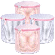 Carica l'immagine nel visualizzatore di Gallery, BillyBath - Rete per lavatrici, per lavatrice, grande sacchetto per biancheria, per calze, reggiseni, biancheria intima e lingerie, set da 4 pezzi, rosa