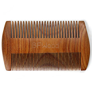 BFWood Pettine Tascabile per Barba e Baffi – in Legno di Sandalo - Ilgrandebazar