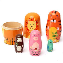 Carica l&#39;immagine nel visualizzatore di Gallery, ZHUOTOP Cute Animal Nesting Babushka Russian Doll Matryoshka Hand Paint... - Ilgrandebazar
