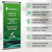 Carica l&#39;immagine nel visualizzatore di Gallery, GadFull Batteria compatibile con Samsung Galaxy Note 4 | Corrisponde al EB-BN910BBE originale| Compatibile con SM-N910F|SM-N910U|SM-N910C|SM-N910H|SM-N910A