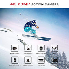 Carica l&#39;immagine nel visualizzatore di Gallery, Campark Action Cam HD 20MP 4K WIFI Camera Touch Screen Macchina...