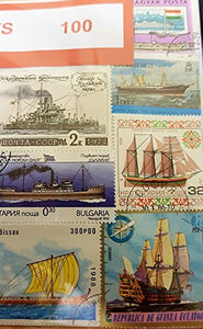 Ships of the World Stamp Collection! Boats Boat Transport Souvenir /... - Ilgrandebazar
