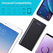 Carica l&#39;immagine nel visualizzatore di Gallery, iPosible Power Bank 24800mAh, Caricabatterie Portatile 2 USB Porte, Nero - Ilgrandebazar
