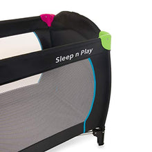 Carica l'immagine nel visualizzatore di Gallery, Hauck Sleep N Play Go Plus Lettino da Viaggio, 120 x 60 cm per multi black