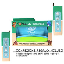 Carica l&#39;immagine nel visualizzatore di Gallery, Bebylife Bavaglini In Silicone Morbido Neonato Neonata Impermeabili | Dotato... - Ilgrandebazar