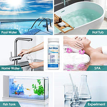 Carica l&#39;immagine nel visualizzatore di Gallery, Ehomfy Test per Acqua Piscina 6 in 1, Pool Potabile 100 Strisce, 100pcs