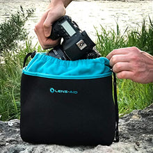 Carica l&#39;immagine nel visualizzatore di Gallery, Lens-Aid Custodia per Fotocamera in Neoprene con Rivestimento Feltro: S