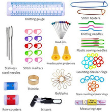 Carica l&#39;immagine nel visualizzatore di Gallery, Anpro Uncinetto con Astuccio Ago Crochet in Alluminio Case Custodia...