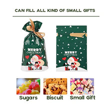 Carica l'immagine nel visualizzatore di Gallery, sfesnid 48 pz Sacchetti Regalo di Natale, Renna Rossa Natalizia Regalo Confezione con Coulisse Caramelle Sacchetti Confetti Alimentari Borsa di Regalo Sacchetto Bustine Biscotto 23 x 15 cm