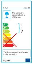 Carica l'immagine nel visualizzatore di Gallery, V-TAC VT-50 Faro LED SMD Chip Samsung 50W Colore Bianco 4000K IP65 50W, - Ilgrandebazar