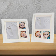 Carica l&#39;immagine nel visualizzatore di Gallery, PITI COT Cornice Impronte Neonato - Kit Lettere Numeri e 4 Cornici Colorate...