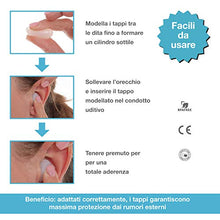 Carica l&#39;immagine nel visualizzatore di Gallery, (4 Paia) Tappi Orecchie Per Dormire di 4a Generazione, Antirumore Forte,...