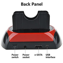 Carica l&#39;immagine nel visualizzatore di Gallery, Tccmebius TCC-S862-DE USB 2.0 a SATA IDE Dual-Bay HDD Disco Rigido Docking...