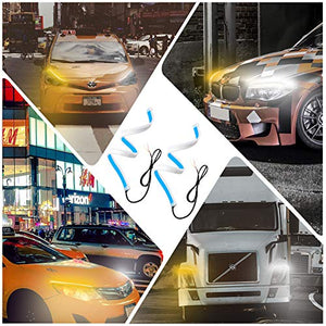 LED Luce di Marcia Diurna 300LED, 2Pcs 60cm Luci diurne auto 2 Colori