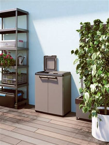 KETER 9736000 Split Cabinet Recycling Basic 68 x 39 x 85 H, Grigio,... - Ilgrandebazar
