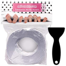 Carica l&#39;immagine nel visualizzatore di Gallery, 20 Strisce Antiscivolo Trasparenti per Scale | Adesivi SCALE (65x3cm, 20u.)