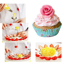 Carica l'immagine nel visualizzatore di Gallery, Set Per Decorazione Torte - 34 in 1 Set Beccucci Sac a Poche - 24 Punte in Acciaio Inossidabile, 1 Bussola di pasticceria - per Decorazione Pasticceria, Pasticceria Kit Torte, Dolci Cupcake (34 Pezzi)