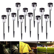 Carica l'immagine nel visualizzatore di Gallery, Bawoo Lampada Solare Giardino Esterno 12pcs LED Luci Solari Lampade...