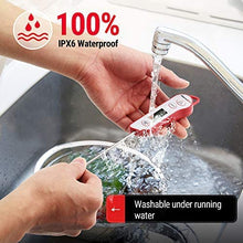 Carica l&#39;immagine nel visualizzatore di Gallery, ThermoPro TP15 Termometro Cucina Impermeabile con Sonda Lunga Termometro Digitale Professionale da Lettura Istantaneo per Alimenti Liquidi Latte Carne Barbecue Cibo Dolci Olio Vino con Calibrazione