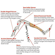 Carica l&#39;immagine nel visualizzatore di Gallery, Cavatappi,Smaier Apribottiglie Maniglia di Palissandro Cavatappi del Classics - Ilgrandebazar
