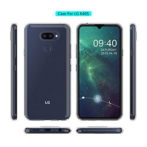 HYMY Cover per LG K40S + Pellicola Protettiva - Morbida Trasparente Silicone... - Ilgrandebazar
