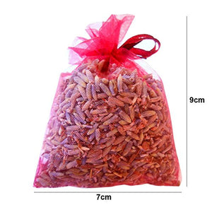 18 sacchettini di organza multicolor, ciascuno riempito con 10 g pura... - Ilgrandebazar