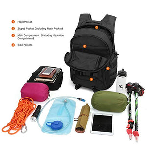 Mardingtop 28L/35L Zaino Tattico Militare Molle Zaini da 28l, 28L-Nero