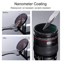 Carica l&#39;immagine nel visualizzatore di Gallery, Filtro ND da 82 mm K&amp;F Concept, Densit¨¤ Neutra Regolabile, 82mm