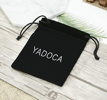 Carica l&#39;immagine nel visualizzatore di Gallery, Yadoca 7 Pezzi Acciaio Inossidabile Anelli Impilabili per Donne Argento-tone