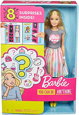 Barbie Carriere con Abiti a Sorpresa, Bambola Bionda 2 Vestiti e... - Ilgrandebazar