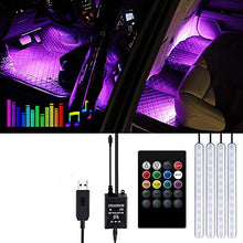 Carica l'immagine nel visualizzatore di Gallery, Striscia LED Auto - Trongle Luci Interne per con 48 RGB, 4...