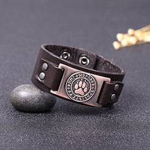 Carica l'immagine nel visualizzatore di Gallery, EUEAVAN Viking Bear Paw artiglio footprint 24 amuleto Antique Copper,brown - Ilgrandebazar