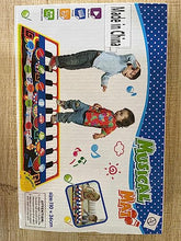 Carica l'immagine nel visualizzatore di Gallery, RenFox Tappeto Musicale, Piano Mat Tastiera Danza Stuoia Strumento Musicale, Tappeto Musicale Tocco Mat Bambini Educativo Giocattolo