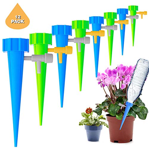 JOLVVN Irrigazione a Goccia, Giardino Gocciolante Gocciolatore Cono...