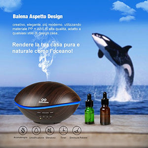Diffusore Oli Essenziali Infinitoo 500ml Aromi Ultrasuoni... - Ilgrandebazar
